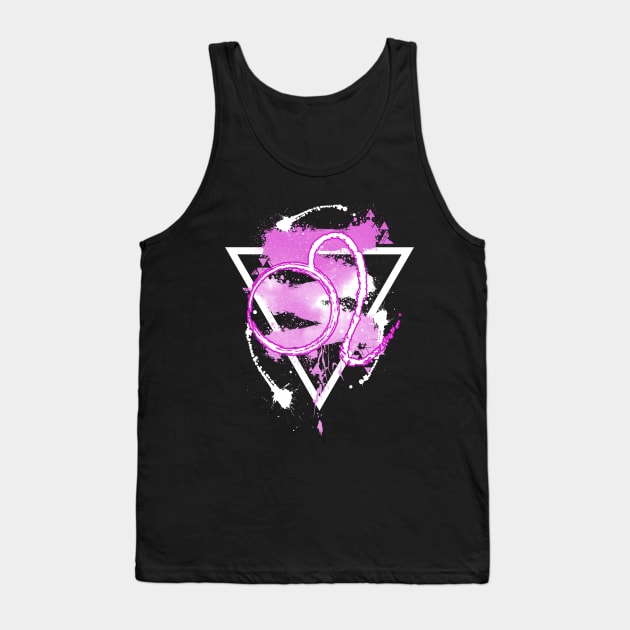 Leo - Pink Sky Tank Top by Scailaret